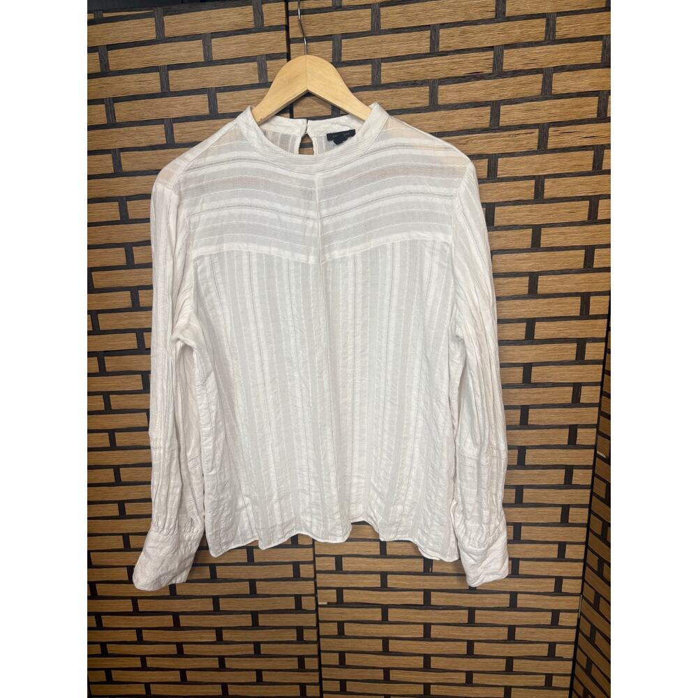 Ann Taylor‎ Factory White Blouse Size XL